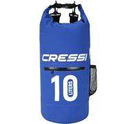 Cressi Premium Bolsa Seca Impermeable Multiuso con Bolsillo Zip y Portabotellas, Unisex Adulto, Azul Oscuro, 10 L