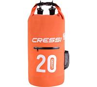 Bolsa cressi dry pvc con cremallera naranja 20l 20 L