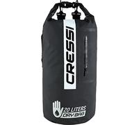 Cressi Dry Bag Premium 20L Bolsa/Mochila Impermeable Bicolor para Actividades Deportivas, Unisex Adultos, Negro/Negro, 20 L