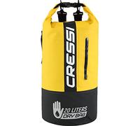 Bolsa dry pvc premium 20lts negro-amarillo cressi 20 L