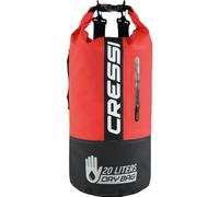 Bolsa cressi dry pvc premium 20lts negro-rojo 20 L