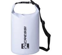Cressi Premium Bolsa Seca Impermeable Multiuso, Unisex Adulto, Blanco, 5 L