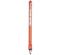 Cressi Elite Marker Buoy Orange - Boya Marcación de Buceo para Marcación de Superficie, Naranja, 180cm, Adultos Unisex