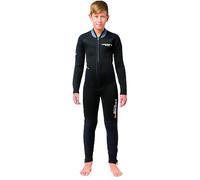 CRESSI Endurance Kids Monopiece Wetsuit 3mm XS (Age 8/10) - Traje Monopieza sin Capucha para Junior, Cremallera Frontal, 3mm Neopreno Negro, XS (8/10 años)