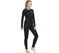 Cressi Endurance Lady Monopiece Wetsuit 3mm - Traje de Una Pieza para Mujer en Neopreno Negro de Doble Forro 3mm para Buceo y Snorkel, M/3