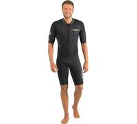 Cressi Endurance Man Shorty Wetsuit 3mm - Monoshort sin Capucha en Neopreno Negro 3mm per Hombre