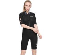 Cressi Endurance Shorty Lady 5mm Monoshort sin Capucha en Neopreno de 3mm, Mujer, Negro, S/2