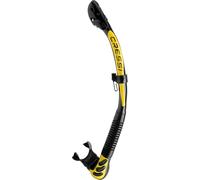 Cressi Epsilon SPE Alpha Ultra Dry Snorkel de Silicona Tactical Series Tubo Respiradores, Adulto, Unisex, Talla única, Negro/Amarillo