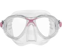 Cressi Estrella Jr Mask Gafas de Snorkeling, Unisex niños, Transparente/Rosa, 7-13 años