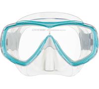 Cressi Estrella Jr Txle Strap Mask Máscara de Buceo, Unisex-Youth, Transparente/Acuamarina, Talla Única