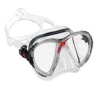 Cressi Evo Big Eyes Diving Mask Transparente,Rojo Hombre,Mujer
