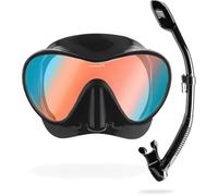 CRESSI F1 Frameless - Máscara Frameless F1 o Conjunto Máscara y Snorkel Dry para Submarinismo y Buceo, Talla Única, Unisex