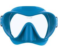 Cressi F1 Mask Aquamarine - Máscara Monocristal Tecnologia Frameless para Buceo y Snorkel, Aiguemarine, Talla Única, Unisex