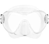 Cressi F1 Mask - Máscara Monocristal Tecnología Frameless - Talla L - S