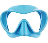 CRESSI F1 Small Mask Turquoise - Máscara de Silicona Suave sin Montura para Buceo y Esnórquel, Turquesa, Talla Única, Unisex Juvenil
