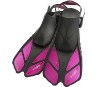 CRESSI Fins Bonete Translucent Pink S/M - Aletas Cortas Ajustables para Adultos, Resistentes, Ligeras, Aptas para Viajar, Rosa Translúcido, S/M