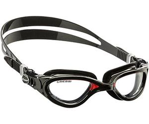 Cressi FLASH DE202391, Adult Swim Goggles, Negro/Rojo