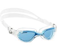 Cressi Gafas Flash: gafas de natación con oculares separados con lentes a prueba de niebla, arañazos y antiUV, talla D, 5,50 pulgadas, 140 mm