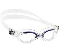 Cressi Gafas de natación Flash Cristales independientes, antiempañante y anti-UV Medium Marino