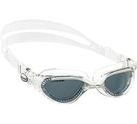 Cressi Flash Swim Goggles Gafas de Natación Premium para Adultos 100% Anti UV, Transparente/Blanco/Gris, Talla Única