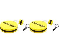 Cressi Floating Keychain - Llavero flotante, amarillo/negro, talla única, unisex adulto (Paquete de 2)