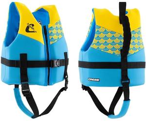 CRESSI Froggy Neoprene Swim Vest - Chaleco de Natación para Niños Equipado con Dos Asas - Una Ayuda Excelente para Flotar y Mantener el Equilibrio en el Agua