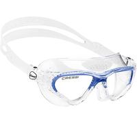 Cressi Cobra Gafas de natación, Unisex, Transparente/Azul-Lente Clara, Talla única