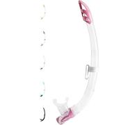 Cressi Gamma Tubo de Snorkel, Mujer, Transparente/Rosa, Talla única