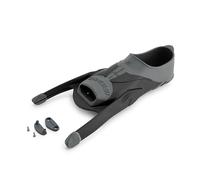 Cressi Gara Turbo Foot Pocket Calzante para Aletas, Unisex-Adult, Negro/Gris, 38/39