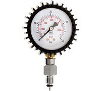 Cressi Gauge - Bomba de Mano para Pistolas de Aire comprimido, Color Plata, Talla única
