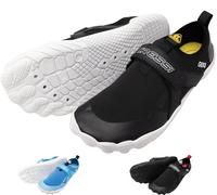 CRESSI Geko Shoes Black/White 43 Zapato de Playa Ideal para una Experiencia Inmersiva en el Medio Acuático con Conexión Directa al Fondo Marino, Unisex-Adult, Negro/Blanco