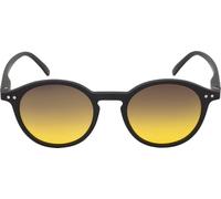 CRESSI Glance Sunglasses Black/Fume Lens Yellow - Gafas de Sol Deportivas Unisex Polarizadas, ideales para uso en Mar, Náutica y Pesca, Montura PC Negro, Lentes TAC Amarillo Humo