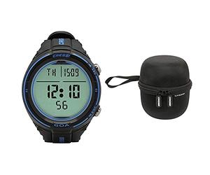 Cressi Goa Ordenador De Buceo, Unisex, Negro/Azul, Talla Única + Watch/Computers Protective Case Bolsa De Ordenador, Negro, Uni