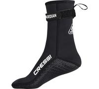 CRESSI Guardian High Neoprene Socks 2mm S - Escarpines Altos de Neopreno de 2mm con Correa Strap, Ideales para Todos los Entusiastas de los Deportes Acuáticos, Negro, S, Unisex