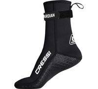 CRESSI Guardian Mid-High Socks Calcetines Altos de Neopreno de 2mm con Correa de Velcro, Unisex-Adult, Negro, XS