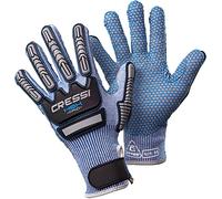 Cressi Hex Grip Gloves Guantes de Buceo, Unisex-Adult, Azul, L