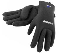 Cressi High Stretch Gloves Black 2.5mm Blue Logo S