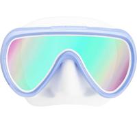 CRESSI Honey - Máscara Compacta Específica para Mujeres, Facial Silicona Suave, Lentes Brillante para Visibilidad Amplia Unisex Adulto