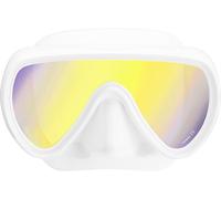 CRESSI Honey - Máscara Compacta Específica para Mujeres, Facial Silicona Suave, Lentes Brillante para Visibilidad Amplia Unisex Adulto