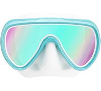 CRESSI Honey - Máscara Compacta Específica para Mujeres, Facial Silicona Suave, Lentes Brillante para Visibilidad Amplia Unisex Adulto