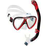 Cressi IKARUS & Orion Combo Clear Black/Red