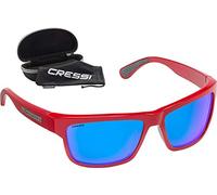 Cressi IPANEMA SUNGLASSES RED MIRRORED LENS BLUE