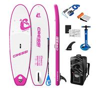 CRESSI Isup Complet Set - Kit de Tabla de SUP Fácil de Inflar (menos de 10 minutos) Completo con Todos los Accesorios Necesarios para el Transporte, Unisexe Adulte