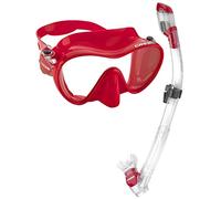 Cressi Italian Boutique Collection - M scara de buceo sin marco con lente de vidrio templado - Protector contra salpicaduras