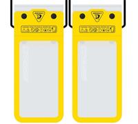 CRESSI Jimmy Phone Case Yellow - 1 Funda Blanda Impermeable para Móvil, Amarillo, 7'', Unisex (Paquete de 2)