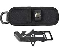 Cressi Kai Mini Knife Cuchillo Profesional Multiusos para Buceo, Unisex-Adult, Negro, One Size