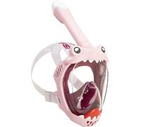 Cressi Kiddy Kids Full Face Mask Pink/Purple/White - Máscara Integral - CO2 Seguro - Diseñada Especialmente para Niños, Antivaho, Válvula de Descarga y Tubo Seco, Rosa/Violeta/Blanco