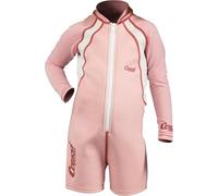 Cressi Kids Long Sleeve Swimsuit Monoshort Infantil, Unisex niños, Rosa/Blanco, XL (5/6 Años)