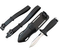 Cressi Killer Cuchillo, Adultos Unisex, Negro, 18 cm