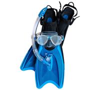 Cressi Kit Palau Marea Palau Gamma Snorkeling Set Azul EU 41-44
